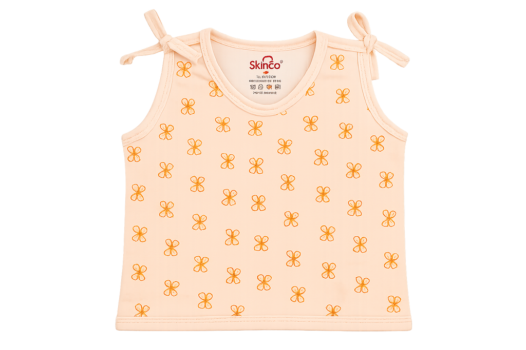 Jabala Sleeveless Baby Vest – 100% Cotton, Soft & Allergy-Free (Pack of 5)