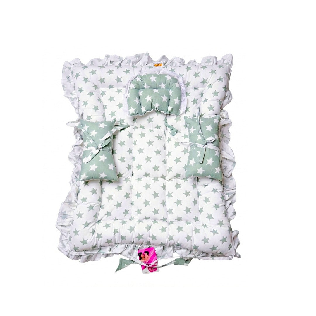 Kiddies Baby Bed – Soft & Cushioned Bed with Safety Borders