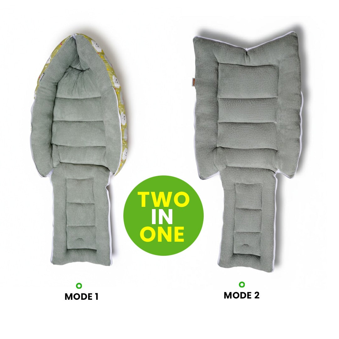 Baby Wrapper – Two in One (Spenzy Design) | Soft & Cozy Baby Carrier Nest