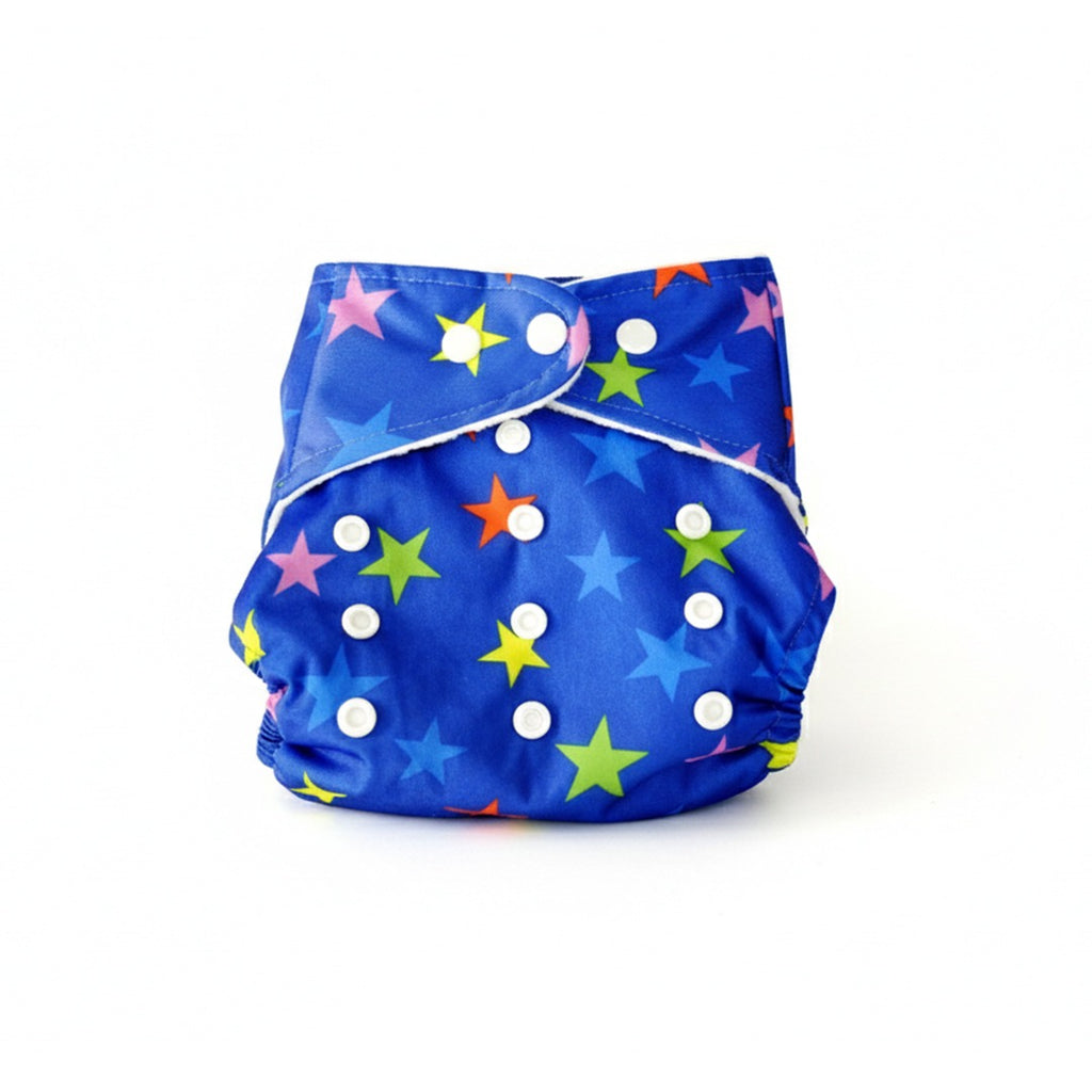 Button Cloth Diaper – Reusable, Washable & Adjustable Baby Diaper
