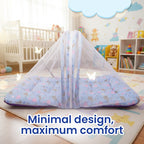 Baby Net Bed Jasmin – Foldable Baby Mosquito Net Bed with Soft Mattress & Pillow