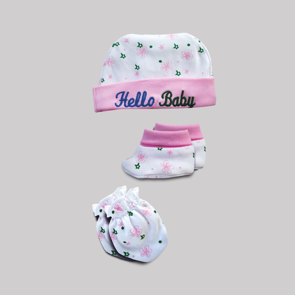 Cap, Mittens & Booties Set – Complete Comfort Set for Newborns