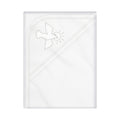 Baptism Hooded Baby Towel – 100% Combed Cotton, Soft & Allergy-Free