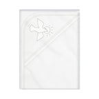 Baptism Hooded Baby Towel – 100% Combed Cotton, Soft & Allergy-Free