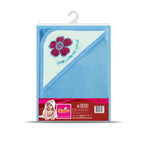 SkinCo Breez Hooded Baby Towel – 100% Combed Cotton, Soft, Absorbent & Bio-Washed (65×75 cm)