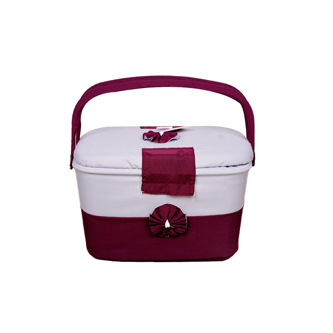 SkinCo Cotton Cloth Basket – Foldable, Lightweight & Multipurpose Baby Storage Organizer