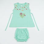 SkinCo Baby Dresses Jolly for Girls – Soft & Breathable 100% Combed Cotton Outfit