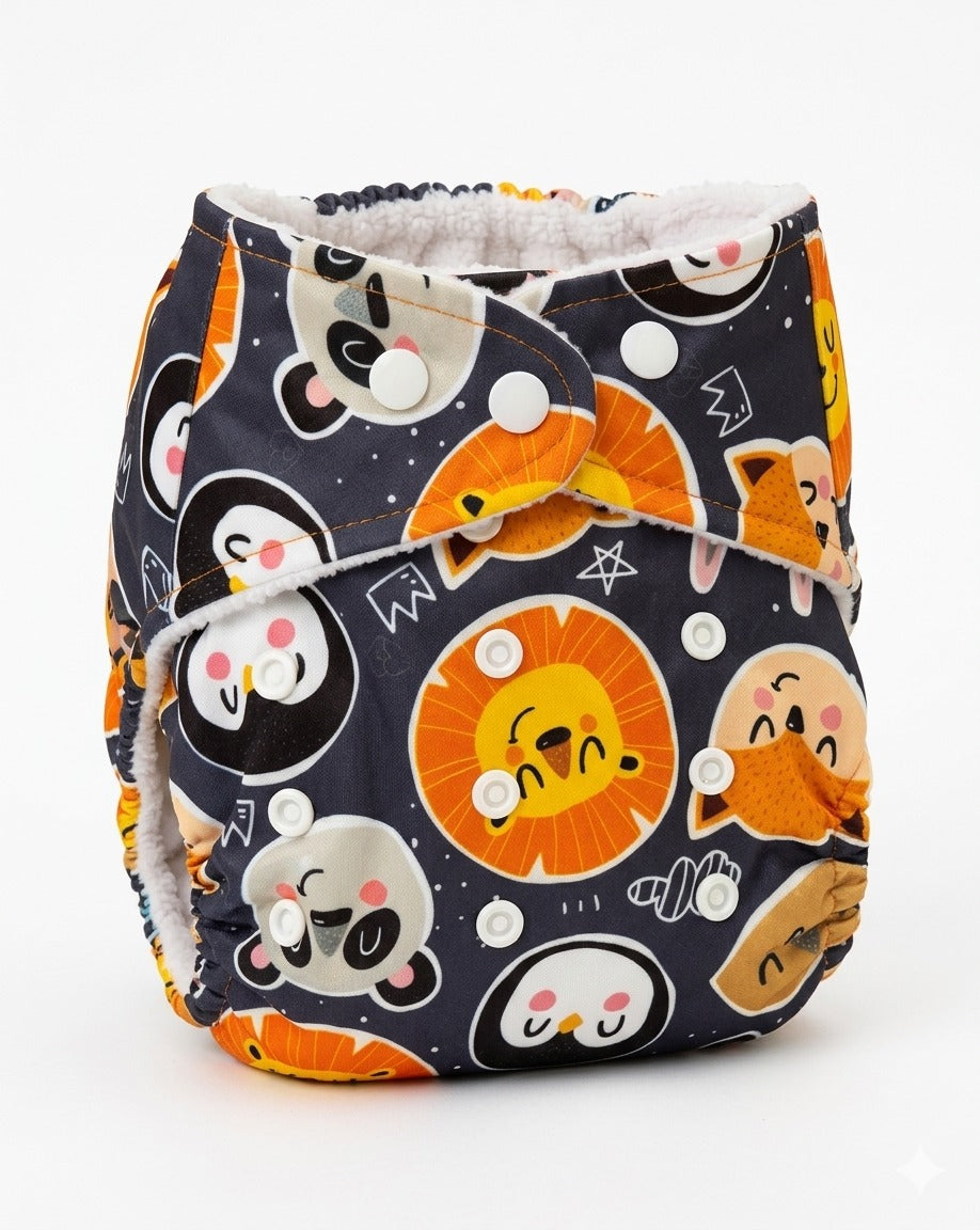 BUY ANY 2  Button Cloth Diaper  GET EXTRA NAPPY PACK