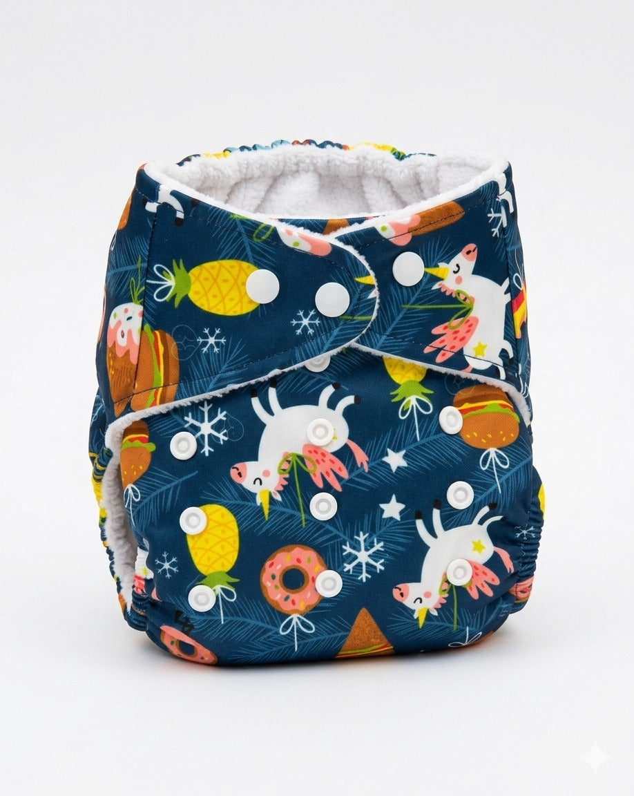 BUY ANY 2  Button Cloth Diaper  GET EXTRA NAPPY PACK