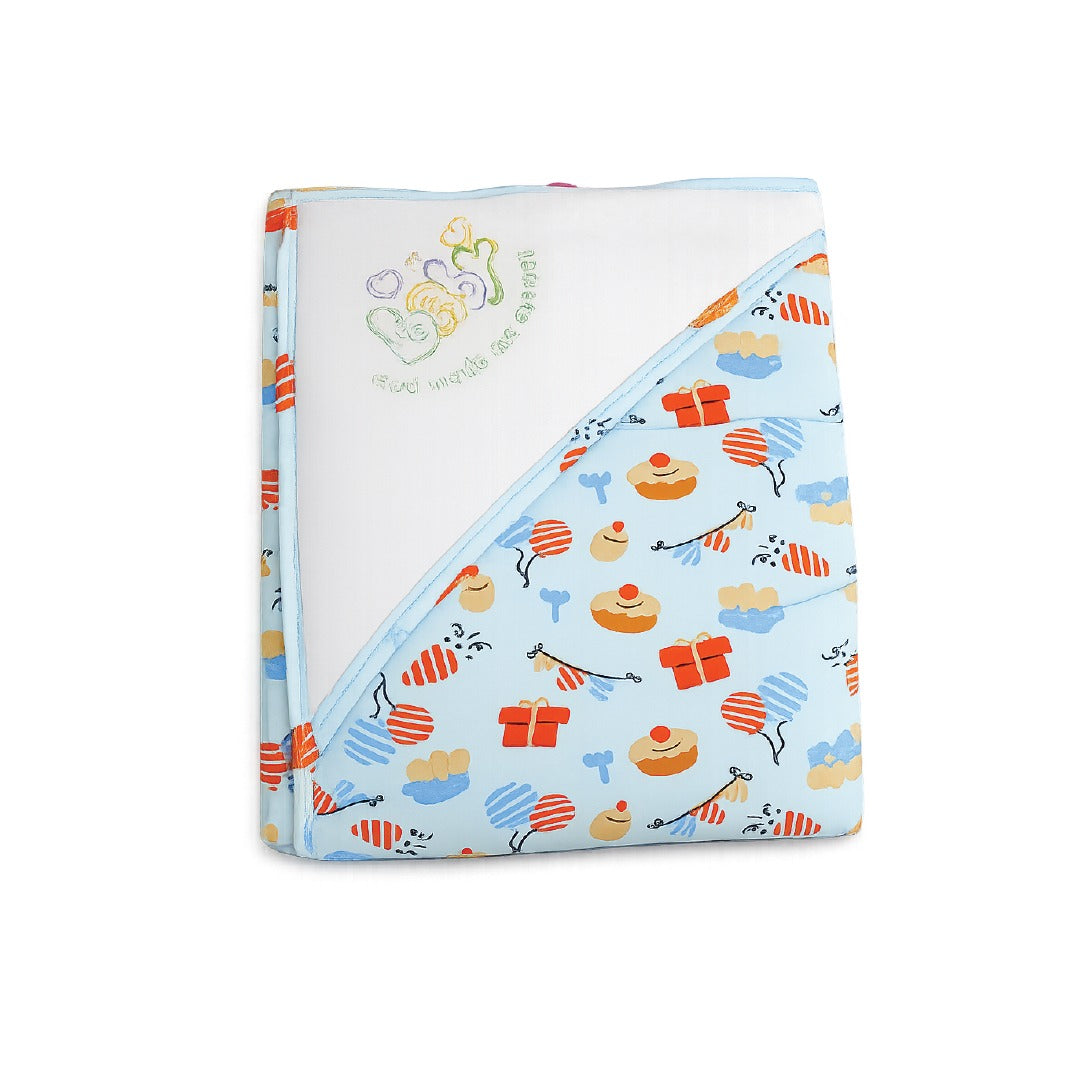 SkinCo Sweet Dream Hooded Baby Towel – Soft, Absorbent & Breathable (68×70 cm)